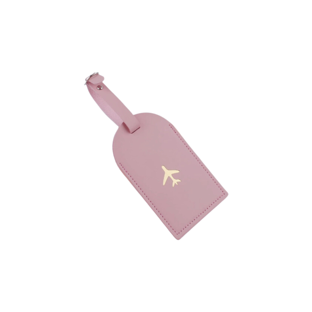 Pink Luggage Tag