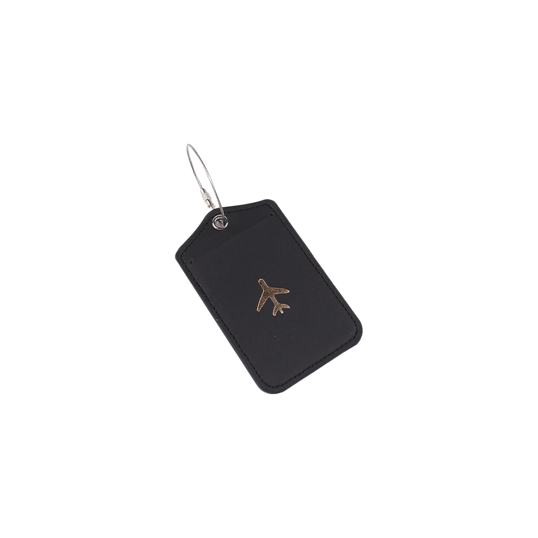 Black Luggage Tag