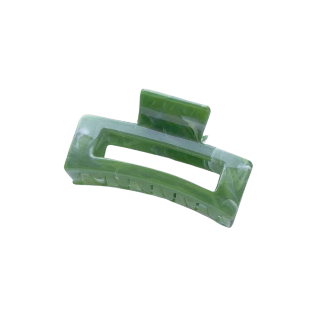 Marble Hair Clip (Green)