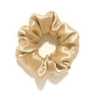 Gold Satin Scrunchie