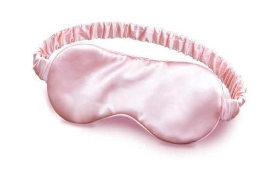 Pink Satin Eye Mask